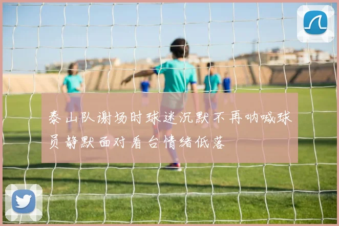 泰山队谢场时球迷沉默不再呐喊球员静默面对看台情绪低落