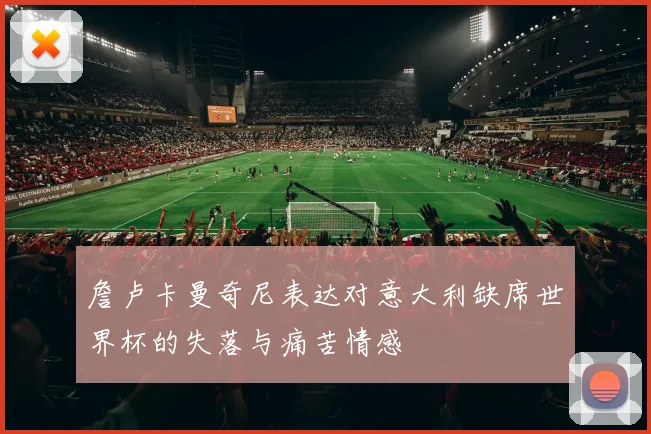 詹卢卡曼奇尼表达对意大利缺席世界杯的失落与痛苦情感